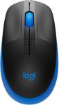 Computer mouse M190, Wireless, USB, AA, Blue/Black 910-005907 | 5099206091849