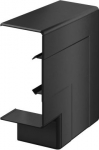 Flat angle cover for device mounting channel Rapid 45-2 type GK-53100, black, GK-FH53100SW 6113093 | 4012197373108