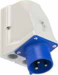 Wall mounted plug 3x32A (2P+PE) IP44 blue 9523-6 | 9003399111440