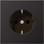 Socket outlet, 16A/250V, a/z, dark aluminium, LS AL1520D | 4011377139817