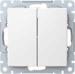 1465UC-916 2-button, double-throw switch without frame, IP21, white, Saga 2TKA00005012 | 6438199011325