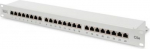 Digitus | Patch Panel | DN-91524S | White | Category: CAT 5e; Ports: 24 x RJ45; Retention strength: 7.7 kg; Insertion force: 30N max | 48.2 x 4.4 x 10.9 cm DN-91524S | 4016032241522