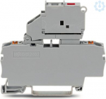 2-kontaktu spaile,  2202-1611/1000-541, 2.5 (4) mm2, pelēka, ar vietu auto dro&scaron;., LED, ar spiedpogu 2202-1611/1000-541 | 4066966333978