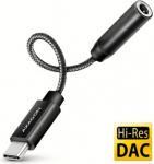 ADAPTER USB-C TO AUDIO 3.5MM/DAC 0.1M ADA-HC AXAGON ADA-HC | 8595247908193