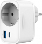 CHARGER USB UNIVERSAL 20W WHT/2P AC TA-ACPDQC20-01-W GEMBIRD TA-ACPDQC20-01-W | 8716309133883
