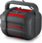 Muse | Jobsite Radio | M-968 BTR | 40 W | Waterproof | Bluetooth | Black/Red | NFC features | Portable | Wireless connection M-968 BTR | 3700460209353