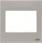 Color: Silver   Size (height x width): 90 x 90 mm   Mounting plate code suitable for 60 mm screw distance boxes: N2573.9.   Flush mounting boxes code: 1099. 2CLA257300N1302 | 8427238135656