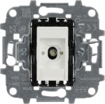 Rated voltage: 110 - 250 Vac   Rated current: 10AX   For 54mm width cards    Included: fixing claws   Included: locator LED lamp 6192 BL (230 Vac)   Cover plate code: 8914, 8514, 8414, 8214 2CLA811400A1001 | 8427238016504