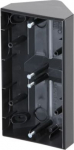 Surface mounting box for corner installation and for 2 Impressivo flush mounting products. Use with 85mm cover frames. 2TKA00002280 | 6438199003962
