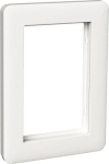 Cover frame, Exxact, Primo, 1 gang, white WDE002100 | 3606480208157