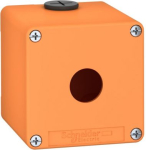 Empty control station, Harmony XAP, XB2 SL, zinc alloy, orange, M20, 1 cut out 22mm, 80x80x77mm, UL XAPO1501 | 3389119013475