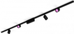 Wall luminaire Hue Perifo 4x490/510lm 2000-6500K IP20 Black 929003117301 | 8719514407763