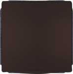 Socket outlet with spring flap, 10/16A 250V, 68x68mm, Chocolate brown, DELTA style 5UB1852-0CH01 | 4001869583587