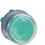 Head for non illuminated push button, Harmony XB5, plastic, projecting, green, 22mm, spring return, ZB5AP3 | 3389110906653