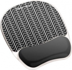Gel mouse pad with wrist rest, chevron 9653401 | 043859740680