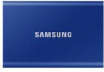 External SSD T7, 2TB, USB 3.2, Write speed 1000 MBytes/sec, Read speed 1050 MBytes/sec, Blue MU-PC2T0H/WW | 8806090312403