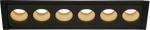 Downlight Luminaire MILANDOS 6, 3000K 45&deg;, black 1005416 | 4024163254793