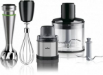 Braun | Hand Blender | MQ9138XI MultiQuick 9 | Hand Blender | 1200 W | Number of speeds 3 | Chopper | Ice crushing | Black/Stainless Steel MQ9138XI | 8021098775146