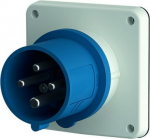 Panel mounted inlet, 16A4p9h230V, IP44 837 | 4015394117124