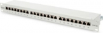 Digitus | Patch Panel | DN-91624S | White | Category: CAT 6; Ports: 24 x RJ45; Retention strength: 7.7 kg; Insertion force: 30N max | 48.2 x 4.4 x 10.9 cm DN-91624S | 4016032241614