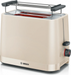 Bosch Compact Toaster | TAT3M127 MyMoment | Number of slots 2 | Housing material Plastic | Beige TAT3M127 | 4242005403073
