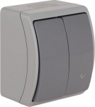 VW-152-58 Koala Łącznik świecznikowy podświetlany n/t IP44 popiel/grafit 61.320 | 5901769015463