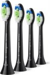Sonicare Optimal White toothbrush head, black, 4pcs. HX6064/88 | 8720689035064