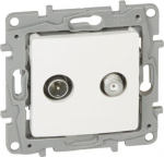 TV/SAT PASSTHROUGH 14DB WHITE 664557 | 3245066645575