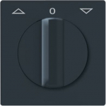 As cover for flush-mounted blind control switch/push switch.   For inserts 2712 U, 2713 U and 2722 U, 2723 U.   Delivered with sealing ring   IP 44 only in conjunction with cover frames All Weather 44. 2CKA001710A1886 | 4011395874301