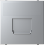 Color: Silver.   Cover plate for one data connector housing (refs.: 2016, 2016.1, 2016.2 and 2016.3)   With labeling area for stickers   With shutter   Size: 2 modules. 2CLA221630N1301 | 8427238201580