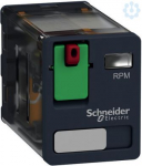 Power plug-in relay, Zelio RPM, 2 C/O, 24 V AC, 15A. range of product: Zelio Relay - series name: Power - product or component type: plug-in relay - device short name: RPM - contacts type and composition: 2 C/O - contacts operation: standard - status ...