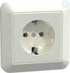 Schneider Electric Merten System M socket outlet MEG2401-1019 is a complete product in color polar white. This socket outlet belongs to 1-M aesthetic group. The outlet pole configuration of this socket outlet is 2P + E. And it is used in Germany. And ...