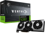 Graphics Card MSI NVIDIA GeForce RTX 5080 16 GB GDDR7 256 bit PCI Express x16 5.0 Active RTX508016GVEN3XOCBLK RTX 5080 16G VENTUS | 4711377423779