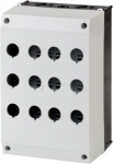 M22-I12 Surface mounting enclosure, 12 mounting locations 222688 | 4015082226886