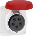 PratiKa socket, fast, straight, 16A, 3p+N+E, 380...415 V AC, panel. range of product: PratiKa - product or component type: socket - device short name: PratiKa socket - plug, socket category: low voltage - poles description: 3P + N + E - network type: ...