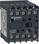 TeSys K contactor, 3p(3 NO), AC-3, <= 440 V 6A, 24 V DC coil. range: TeSys - product or component type: contactor - device short name: LP1K - contactor application: motor control - utilisation category: AC-3, AC-4 - poles description: 3P - pole conta ...