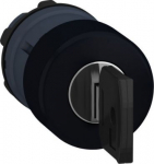 Head for non illuminated push button, Harmony XB5, black mushroom 30mm, 22mm, latching, key to relea ZB5AS72 | 3389110906899