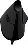 Computer mouse Ergonomic Vertical, With wire, Black ID0158 | 4052792045673