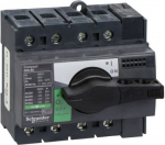 switch disconnector, Compact INS80, 80A, standard version with black rotary handle, 4 poles 28905 | 3303430289050