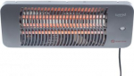Infrared heater, Lugo Quartz, Wall, 2000W, 14m2, Grey LUG-2000W | 8719956290688
