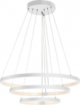 Indoor LED pendant ONE TRIPLE DALI, 64W, 3000/4000K, white 1002914 | 4024163231084