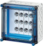 Mi fuse box, 4x3x25A, DII, E27 bus-mounted 250 A, 5-pole, hinged lid 2000620 | 4012591656203