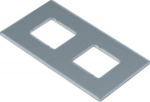 support plate for GTVD200/300 data modules 2-gang RJ45 17,2 x 18,3 mm GTVDM042 | 4012002247068