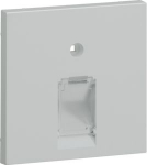 Central plate UAE 1-gang, for Frontplate 55, hfr, lightgrey GZUAE1A7035 | 4012740983310