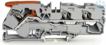 3-conductor through terminal block with lever and Push-in CAGE CLAMP 16 mm&sup2;, grey 2116-1301 | 4055143746045
