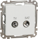 Intermediate TV / SAT socket 7dB , white Sedna Design SDD111474S | 3606481466112