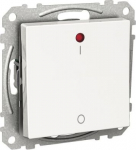 One way switch 2P with lamp, white Exxact WDE002162 | 3606480201516