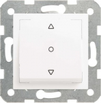 Single button blind switch, 3-possition, white Karre 90967072 | 8691136314820