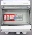 KV PV AC2 600001/M PV connection set for solar panels, indoor, with membranes and CITEL SPDs 230/400V, 16A KV PV AC2 600001/M