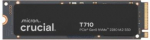 SSD CRUCIAL T710 4TB M.2 PCIe Gen5 NVMe Write speed 13800 MBytes/sec Read speed 14500 MBytes/sec TBW 2400 TB CT4000T710SSD8 CT4000T710SSD8 | 649528945921